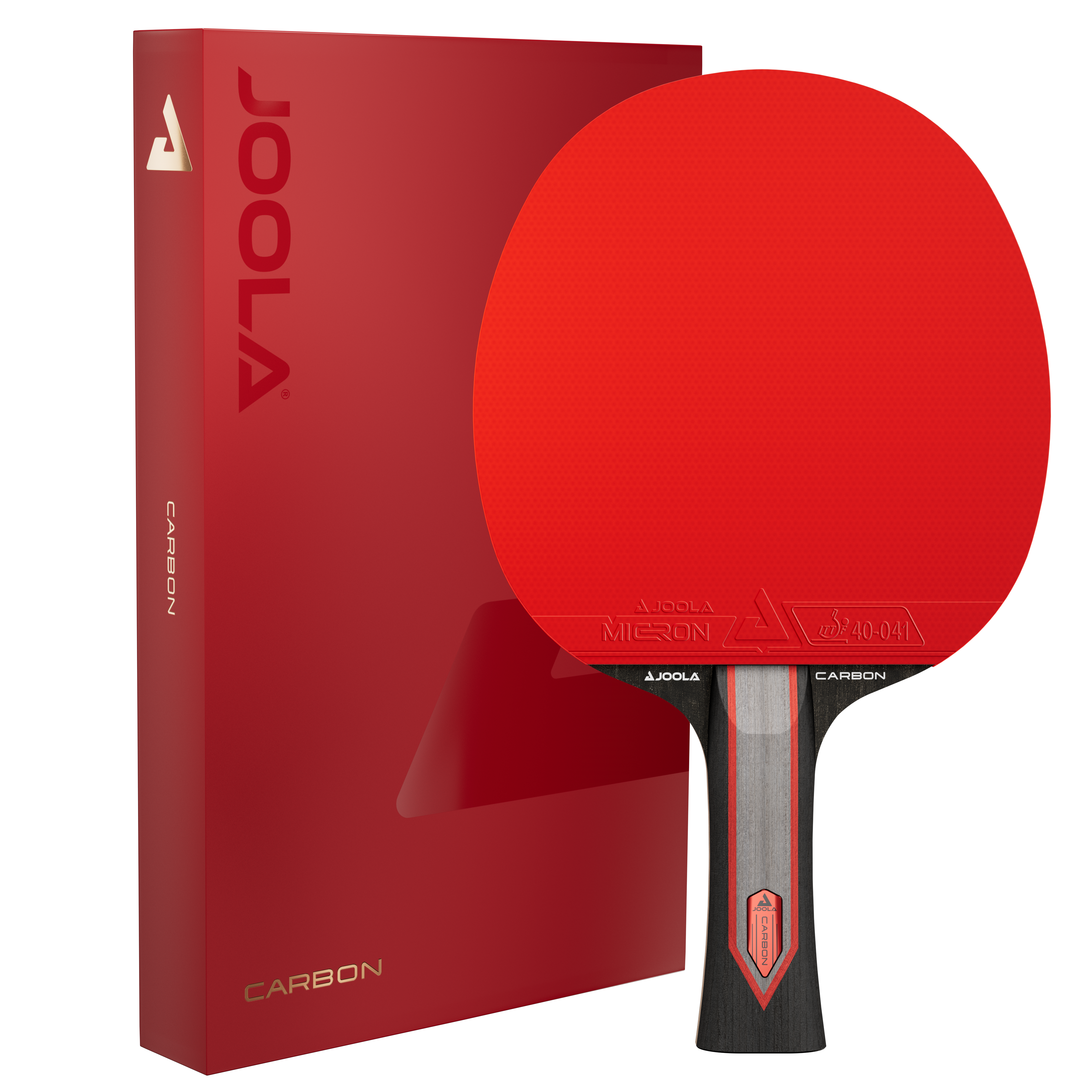 JOOLA Table Tennis Racket Red Carbon Pro