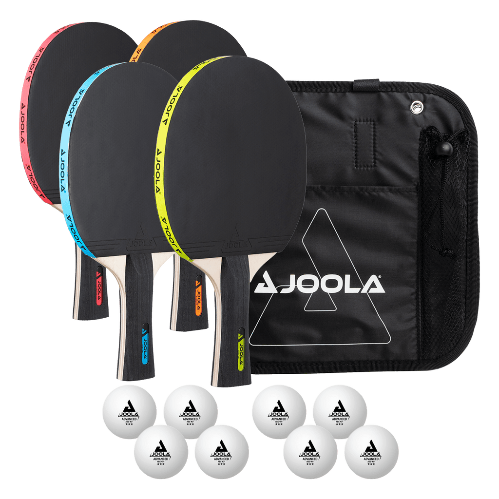 WIYETY Ensemble de raquettes de tennis de table professionnelles : 2 raquettes de tennis de table filet rétractable 6 balles de tennis de table 1 sac de transport WIYETY Ensemble de raquettes de tennis de table professionnelles : 2 raquettes de tennis de table filet rétractable 6 balles de tennis de table 1 sac de transport