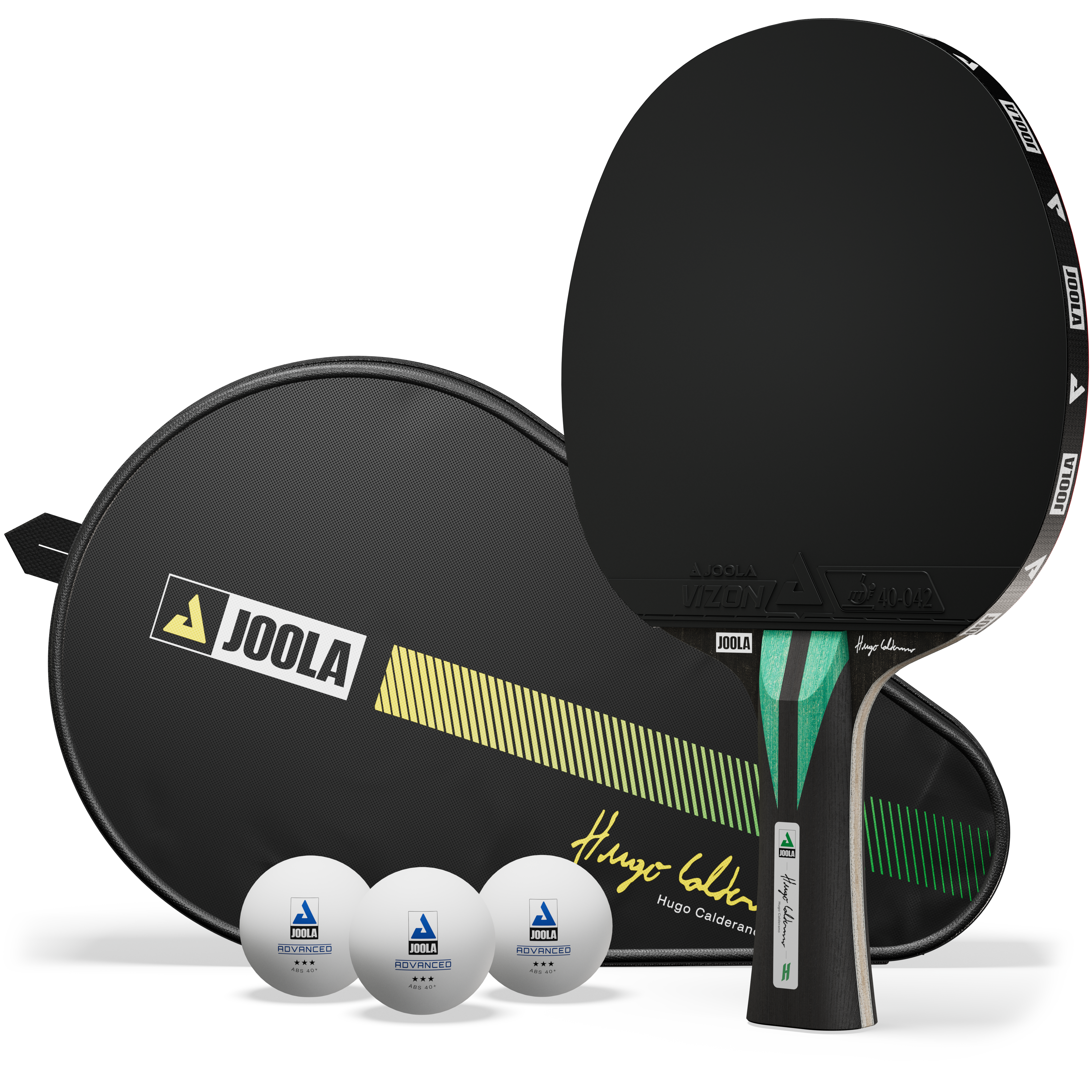 JOOLA Raquette de tennis de table Hugo Calderano Carbon