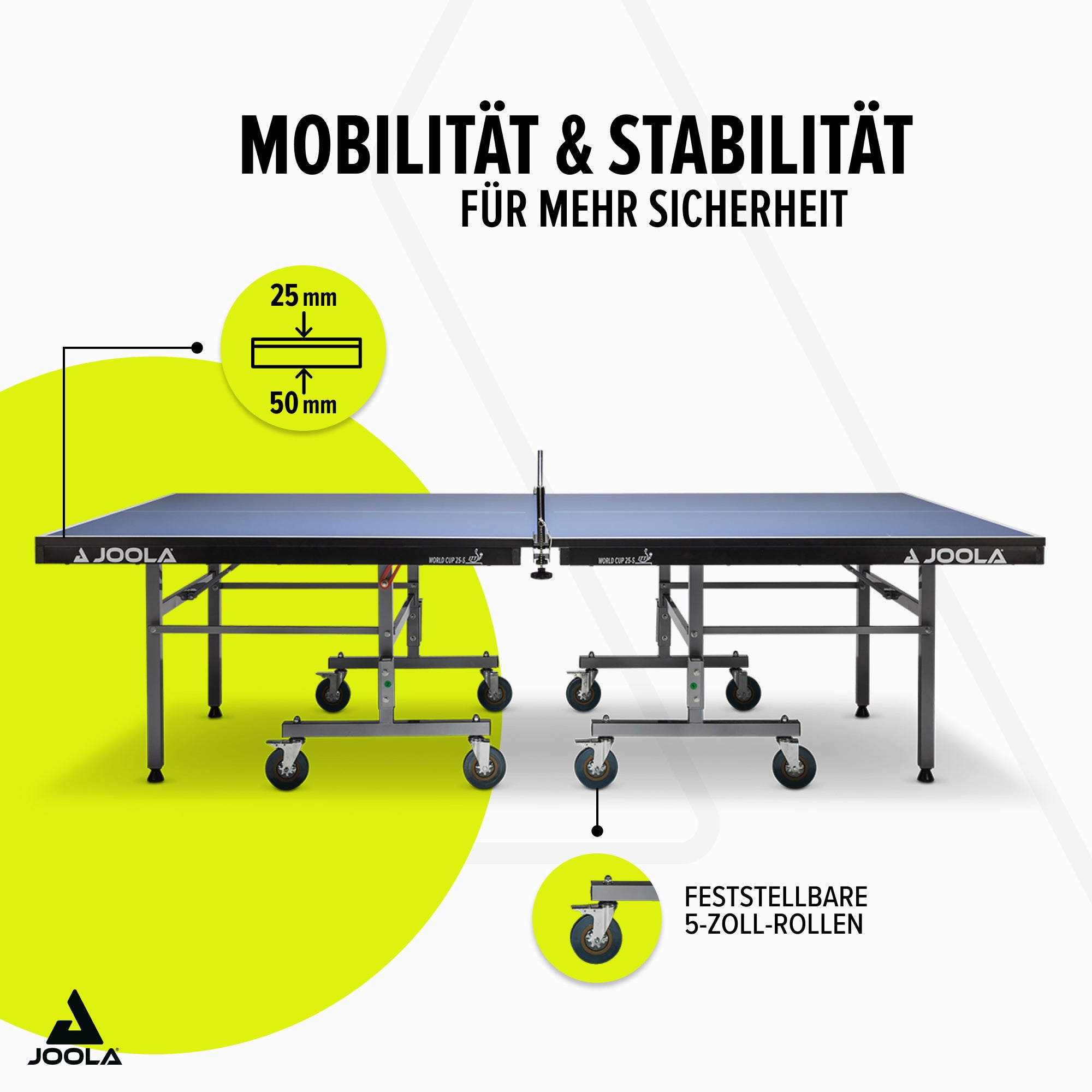 JOOLA TABLE DE PING-PONG WORLD CUP 25-S ITTF