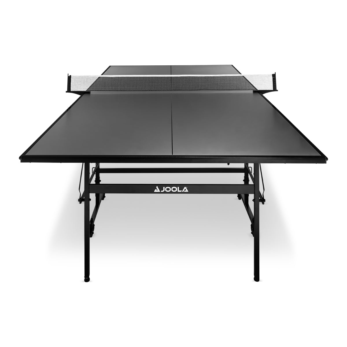 JOOLA Tischtennisplatte BLACK 13i + TISCHTENNIS-SET BLACK DUO PRO - Detailaufnahme des Griffbereichs für bessere Kontrolle.