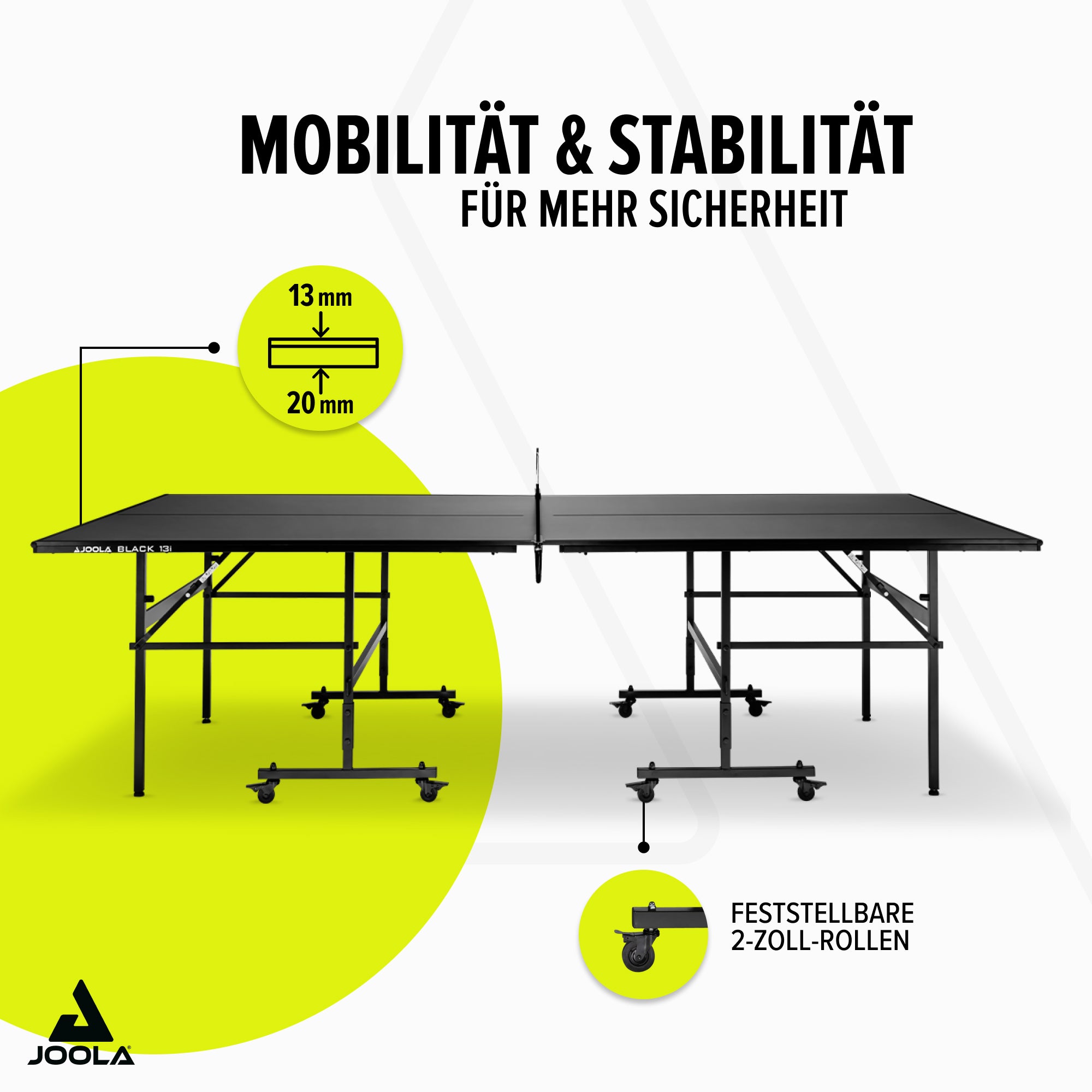 JOOLA BLACK 13i TABLE TENNIS MAT