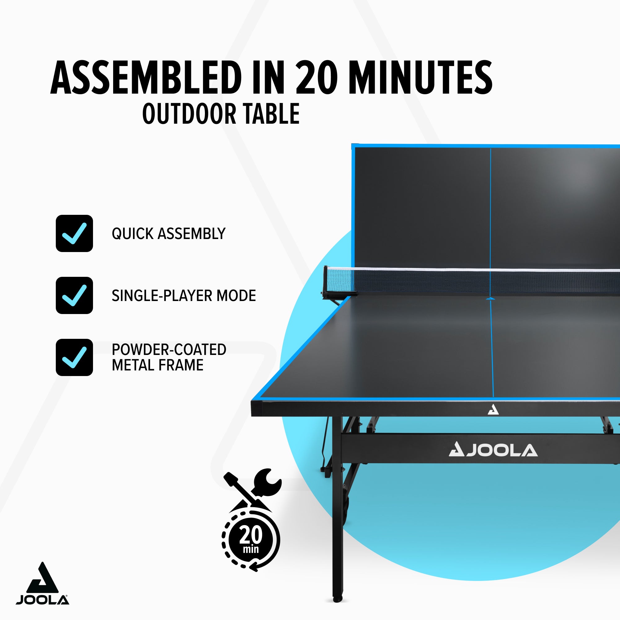 JOOLA Outdoor J200A – The Optimal Table Tennis Table for Outdoor