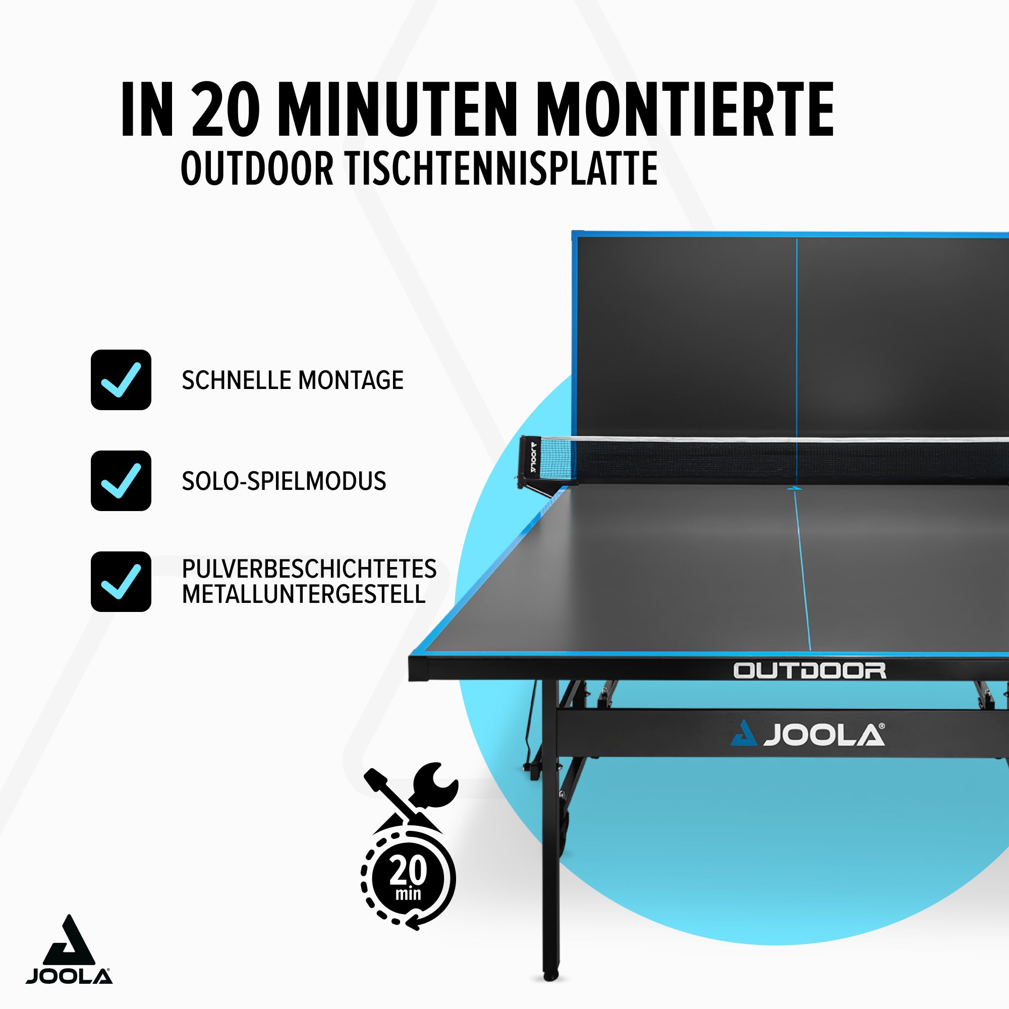 JOOLA TABLE DE PING-PONG OUTDOOR J200A