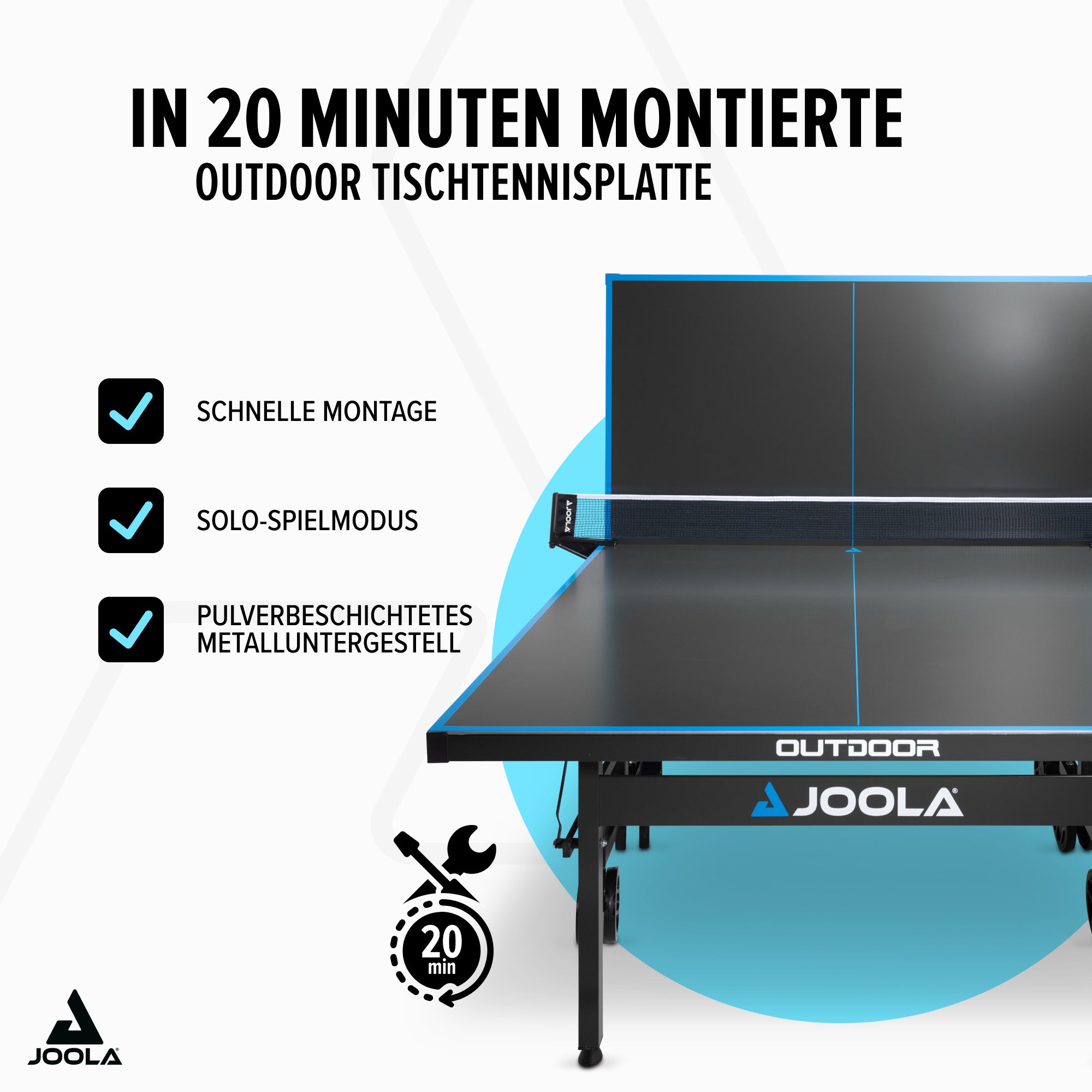 JOOLA TABLE DE PING-PONG OUTDOOR J500A