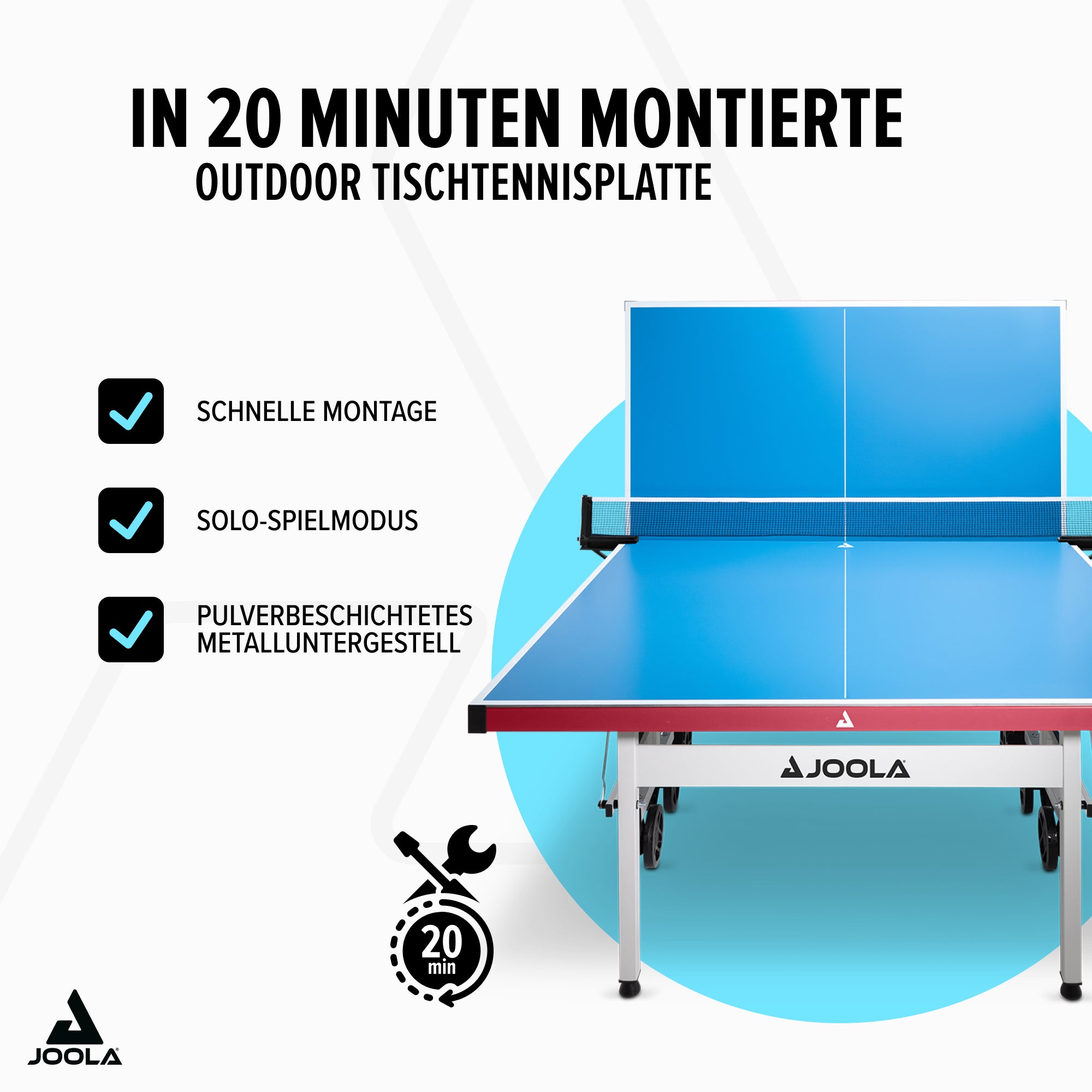 JOOLA TABLE DE PING-PONG ALUTERNA