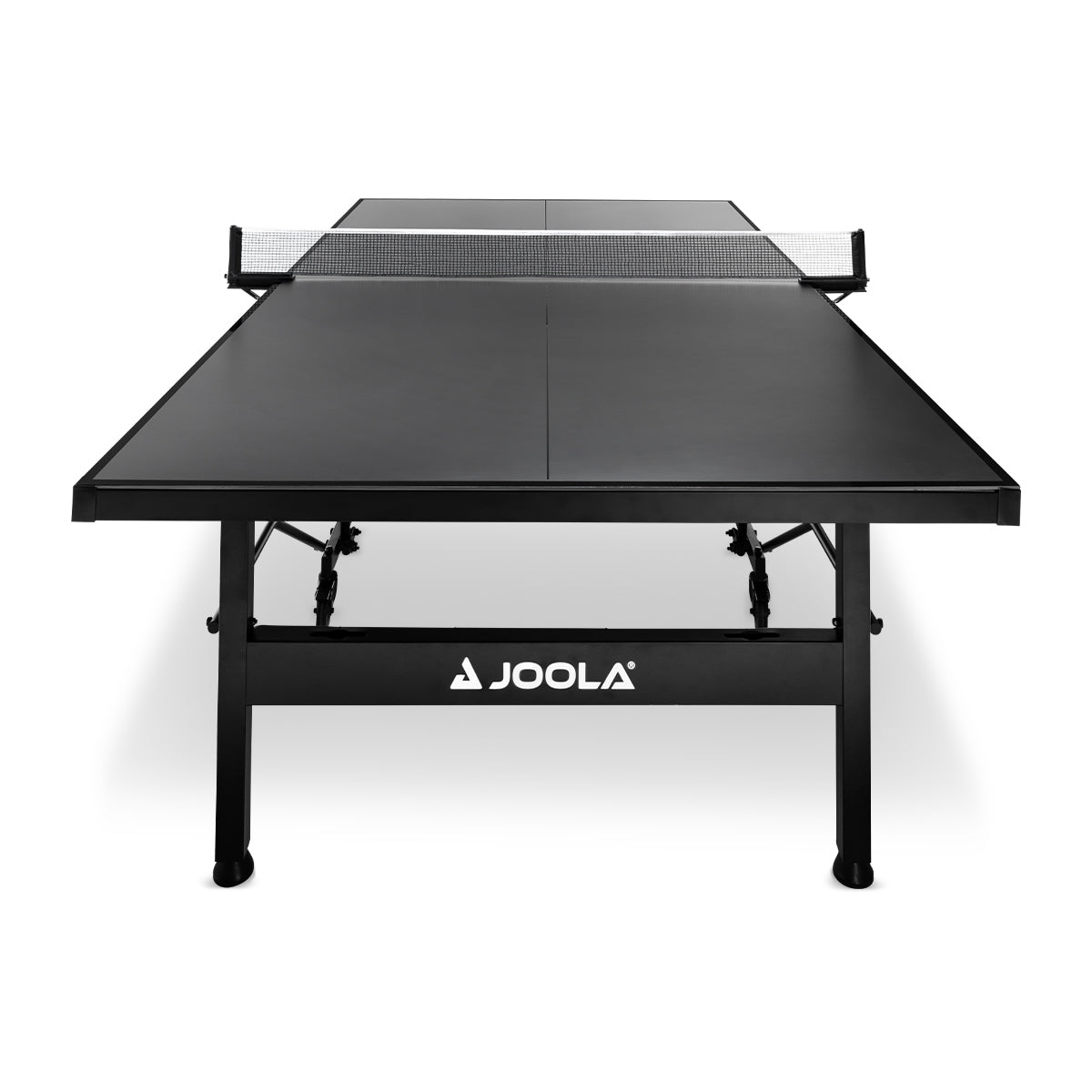 Zoom auf das JOOLA Tischtennisplatte BLACK Outdoor + ABDECKUNG, betont das hochwertige Material.