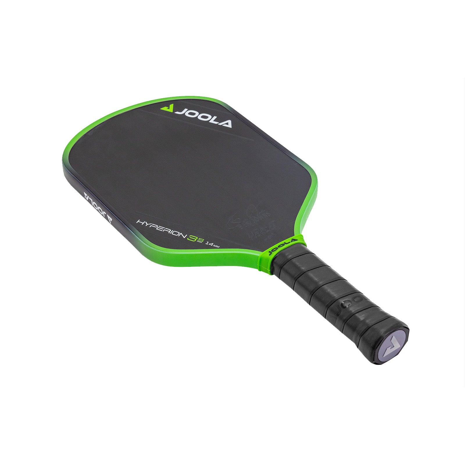 Fokus auf die Kanten des JOOLA Pickleball Schläger Ben Johns Hyperion 3S 14, zeigt präzise Verarbeitung.