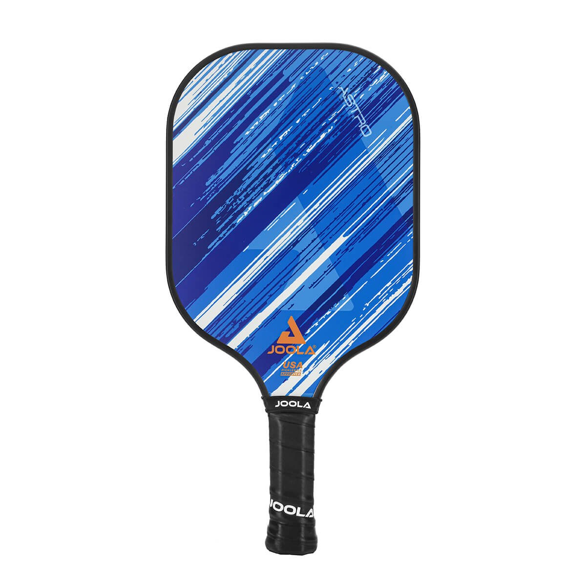 JOOLA Pickleball Schläger Astro 12 in Seitenansicht mit Fokus auf das Design.