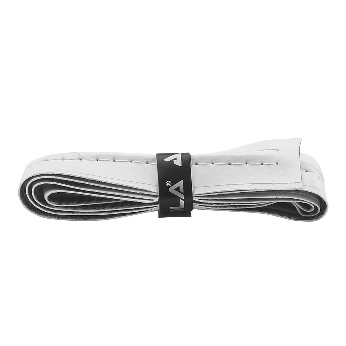 JOOLA Ersatz Griffband White Ridge Grip (2er Pack) - Detailaufnahme des Griffbereichs für bessere Kontrolle.