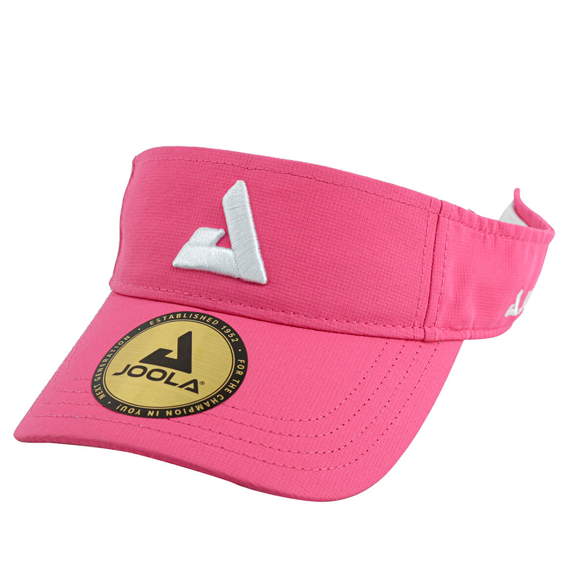 Seitenaufnahme des JOOLA VISOR-Kappe TRINITY in Bewegung, zeigt die Dynamik des Designs.