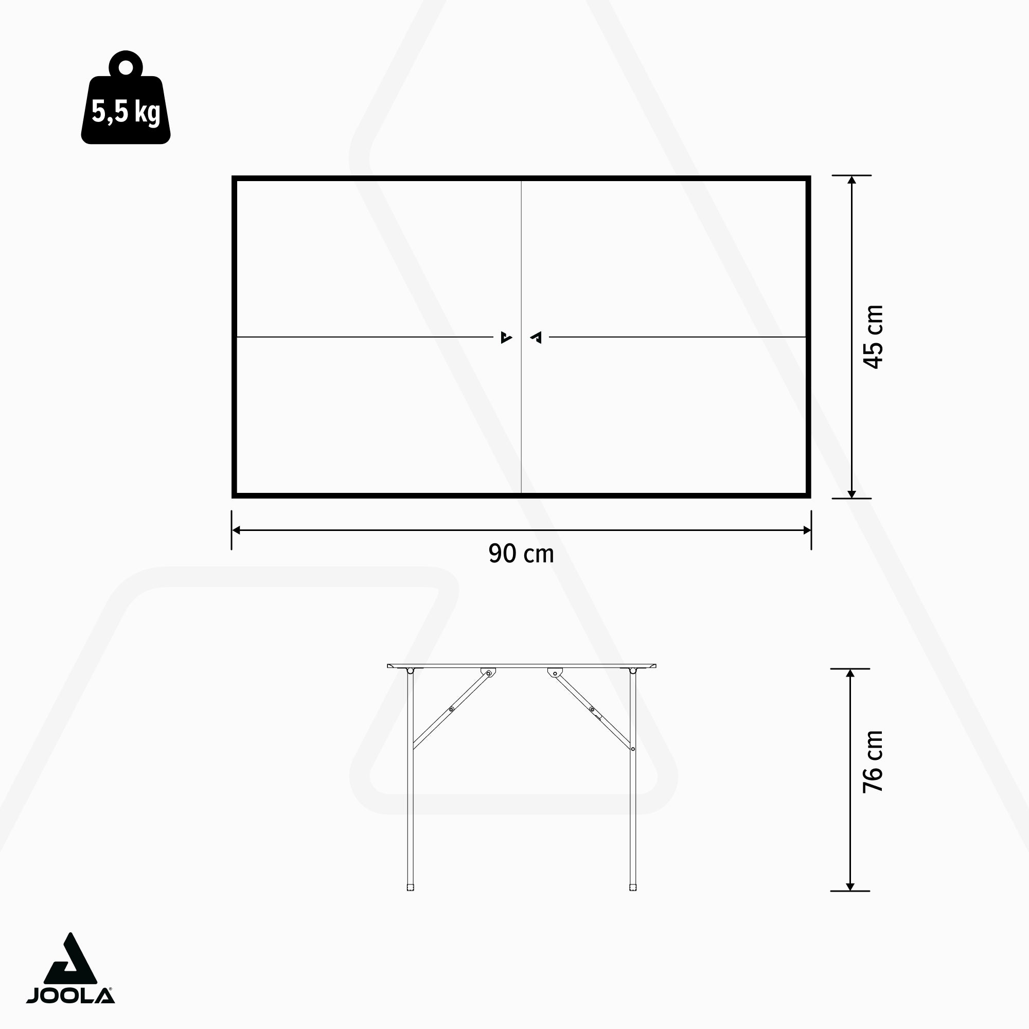 JOOLA TABLE DE PING-PONG MINI