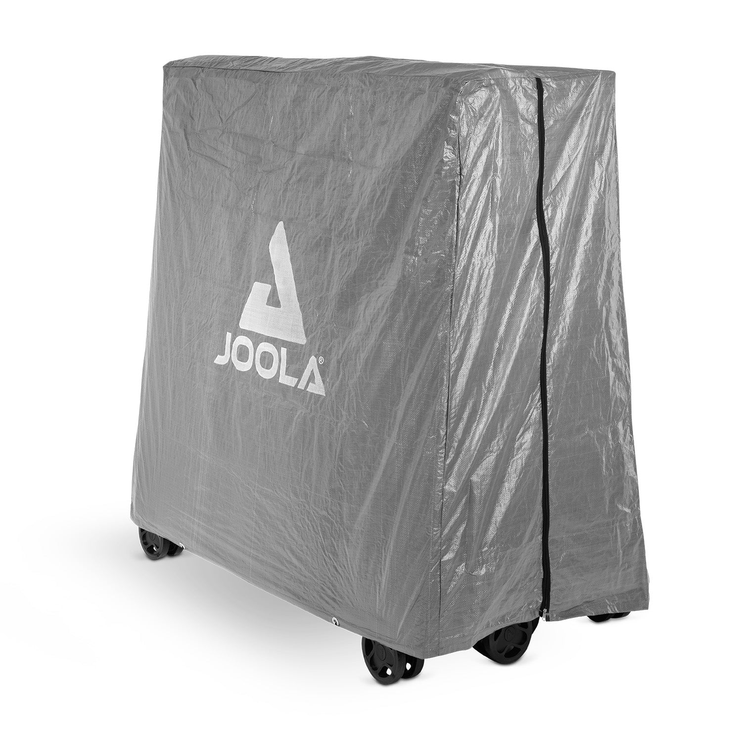 Fokus auf das Material des JOOLA Tischtennisplatte J200A + ABDECKUNG, zeigt das innovative Design.