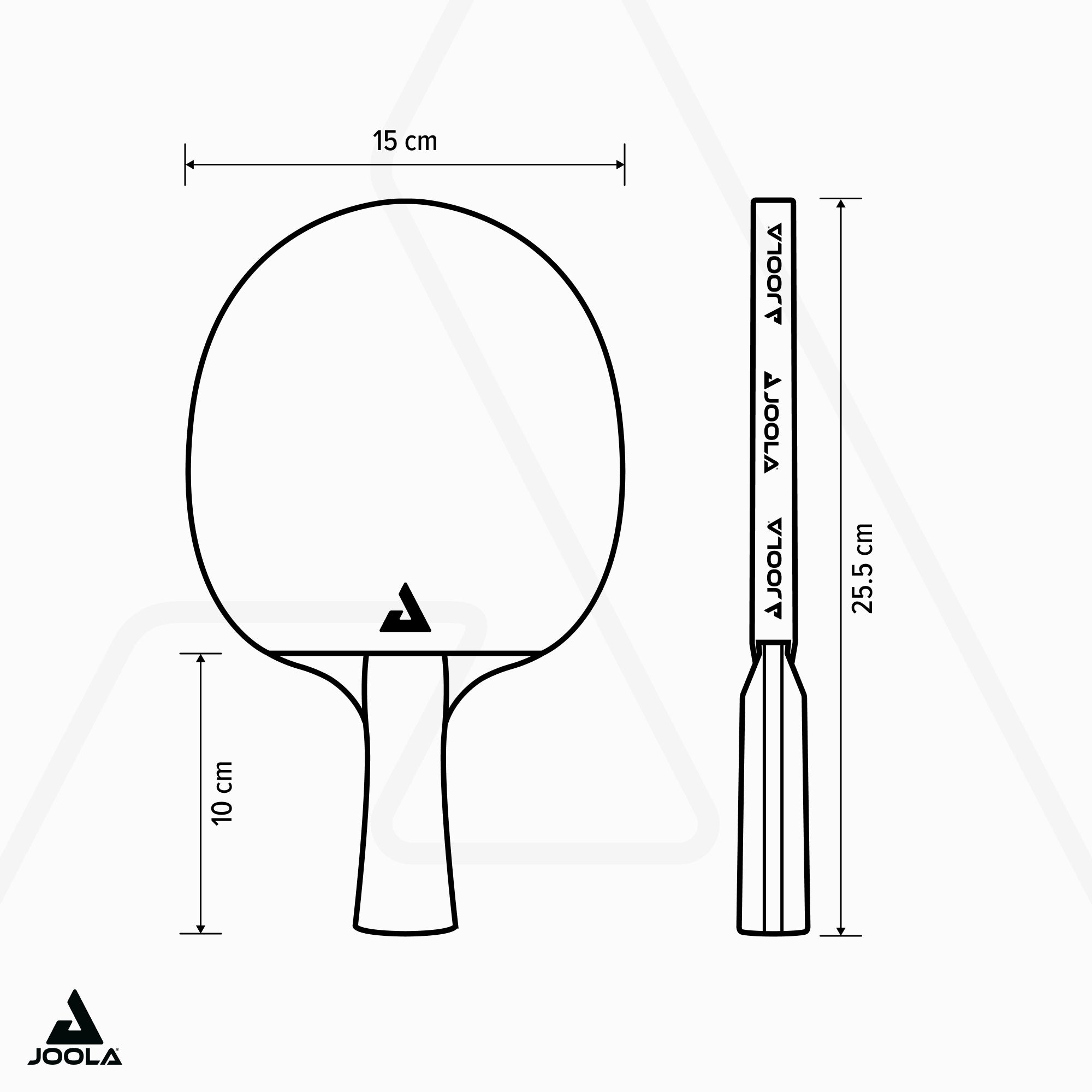 JOOLA RAQUETTE DE TENNIS DE TABLE CARBON CONTROL