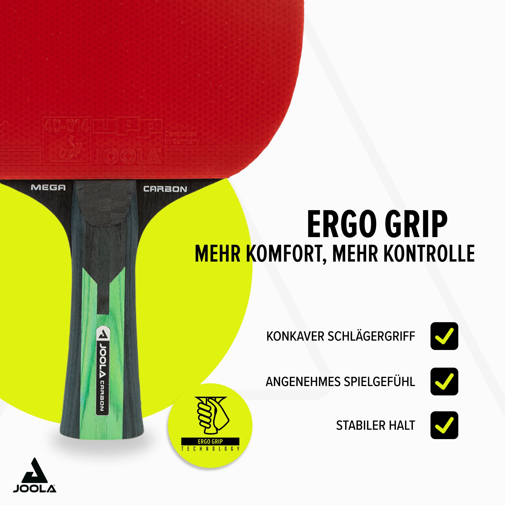 JOOLA RAQUETTE DE TENNIS DE TABLE MEGA CARBON