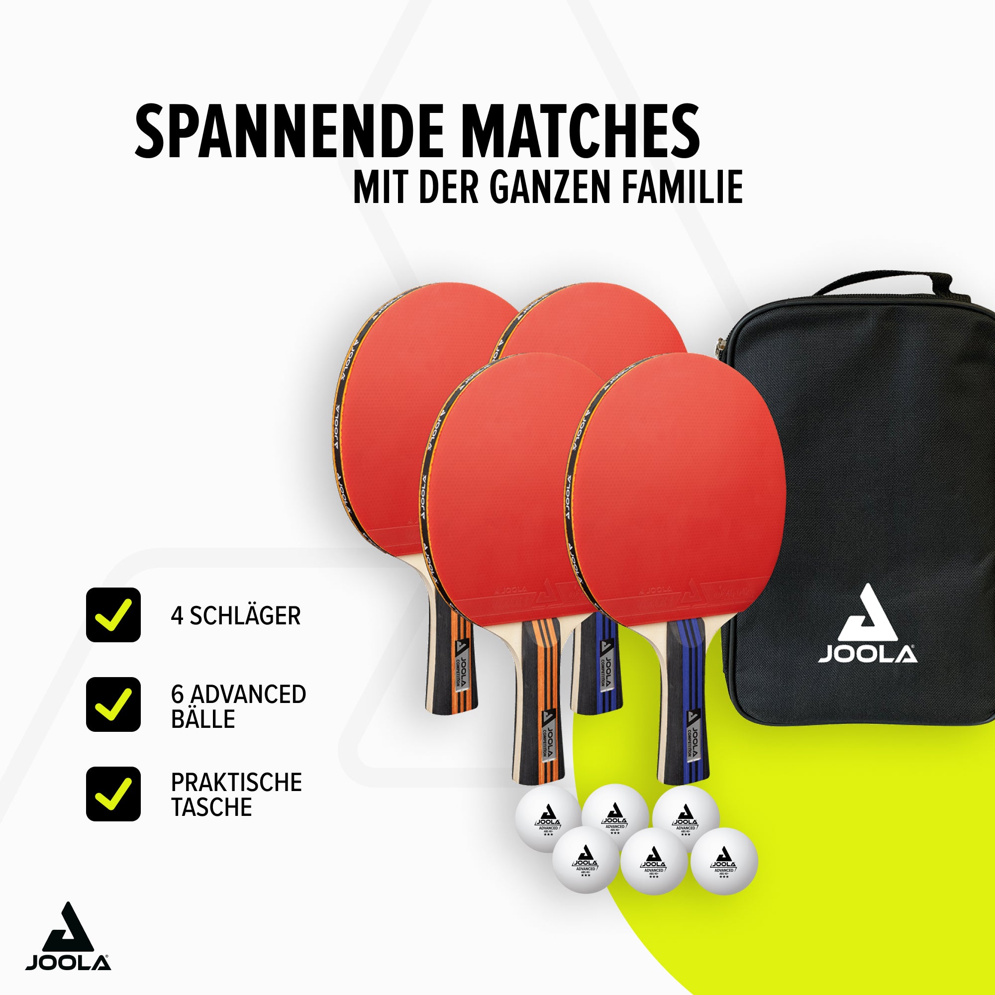 JOOLA TABLE TENNIS SET JOOLA FAMILY ADVANCED